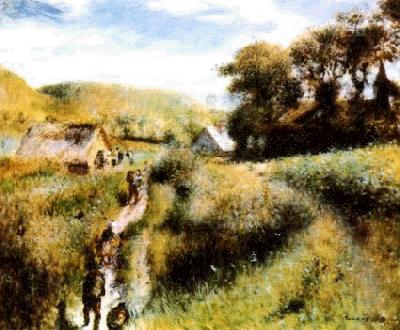 Pierre Renoir The Vintagers Norge oil painting art